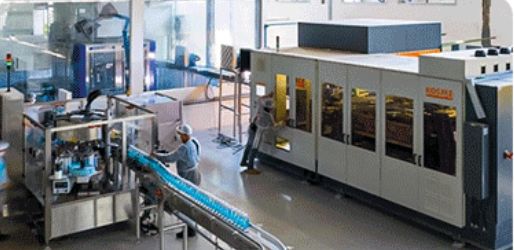 Linha de envase automatizada